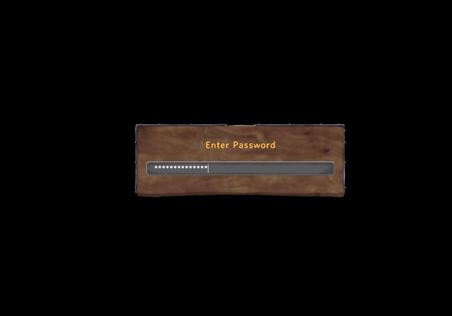 Valheim server password prompt